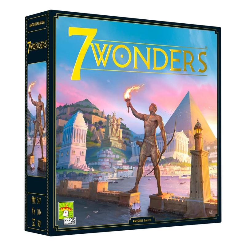 7 Wonders Board Game, 1 Box Civilization & Strategy Board Game, Creative Gift, Holiday Accessory, Birthday Party Supplies