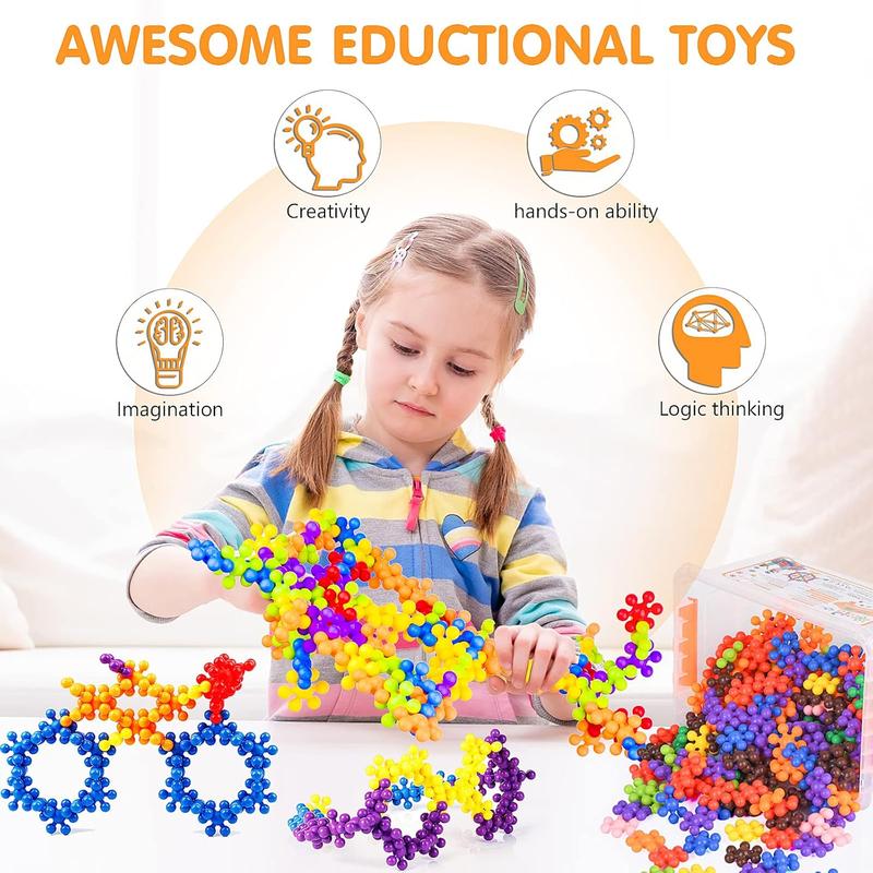 300 count Building Blocks - A Great Kids STEM Toys Eductional Building Toys - Nfinite Creativity Puzzle Toys for Preschool Kids Boys and Girls