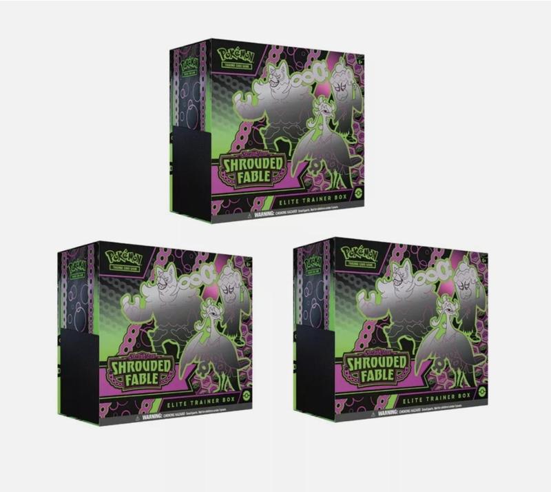 Pokemon TCG Shrouded Fable Elite Trainer Box [Set of 3]