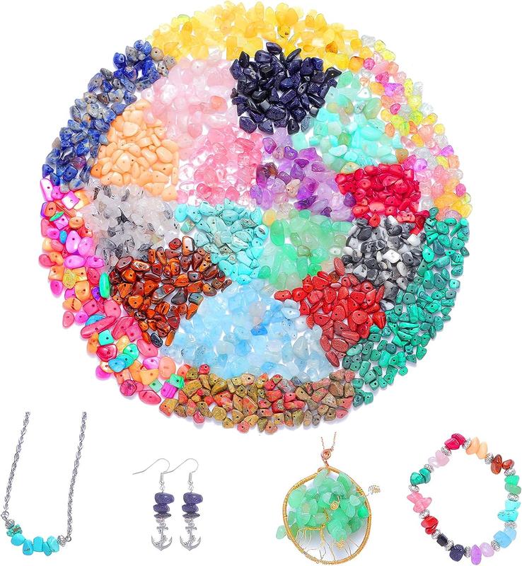 Jewelry Making Supplies Kit - 1587 PCS Beads, Crystal Beads, Jewelry Pliers, Beading Wire, Earring Hooks, Rings, Bracelets for Girls and Adults