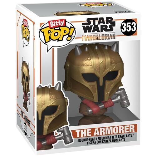 FUNKO BITTY POP!: Star Wars - The Mandalorian - Heavy Mandalorian 4PK  [Collectible Figurine Statue Bust] Vinyl figurine statue