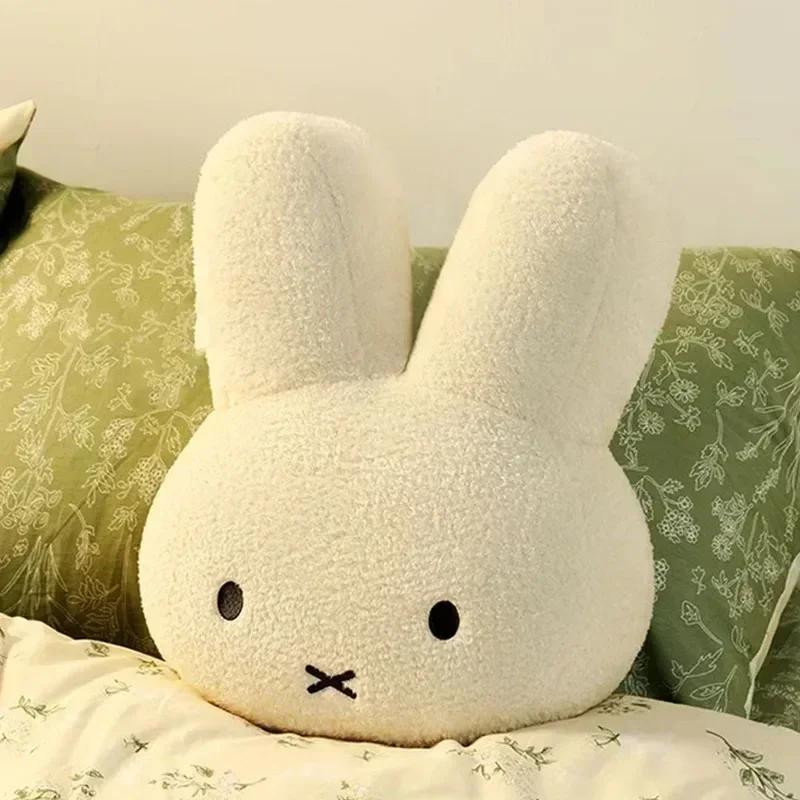 New Kawaii Plush Pillow Cute Miffys Sweet Doll Toy Creative Room Decoration Cartoon Ornament Birthday Gift