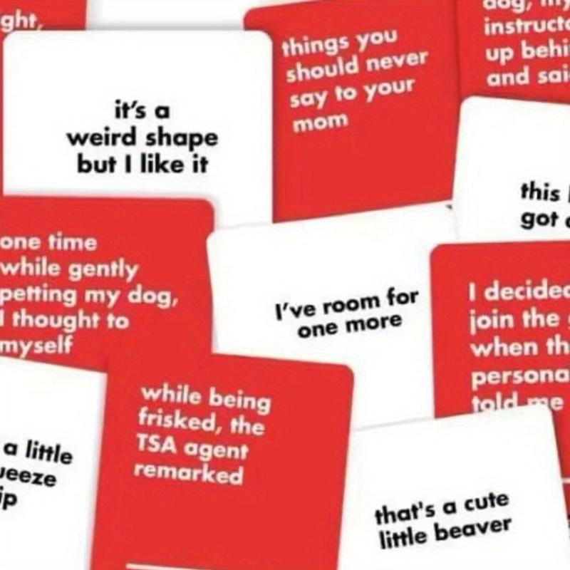 Wtf Did You Say? Themed Card Game, 1 Box Hilarious Adult Party Game Card, Tabletop Entertainment Perfect for Christmas Gatherings