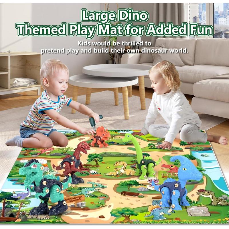 Jasonwell Kids Building Dinosaur Toys - Boys STEM Take Apart Construction Set Educational Dino Kit Play Set Easter Party Favors Christmas Birthday Gifts for Toddler Girls Age 3 4 5 6 7 8 + Year Old