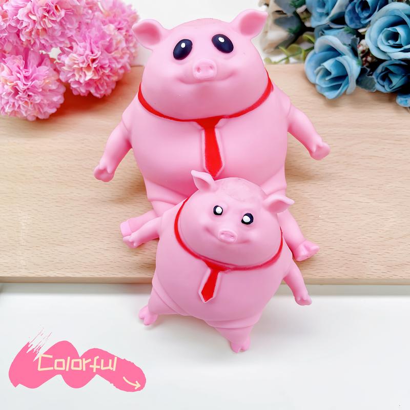 Cute Squishy Pig toys for Kids and Adults - Sensory Stress Relief Pig Venting Squeeze Toys