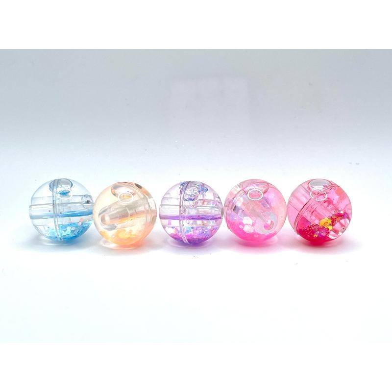 Glitter Snow Globe Luxury Beads (Water Beads) | Glitter Beads | Random Mix