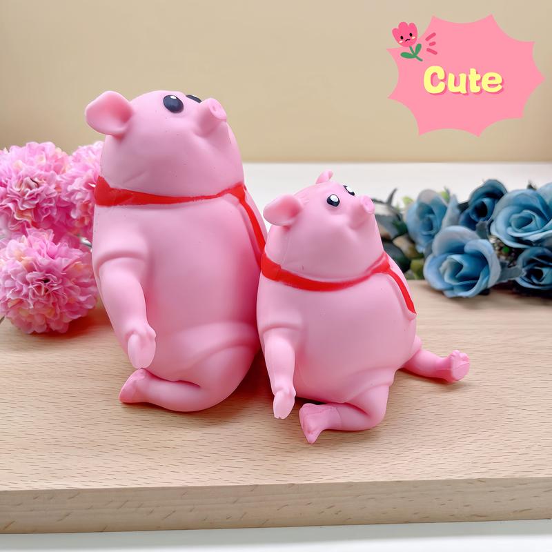 Cute Squishy Pig toys for Kids and Adults - Sensory Stress Relief Pig Venting Squeeze Toys