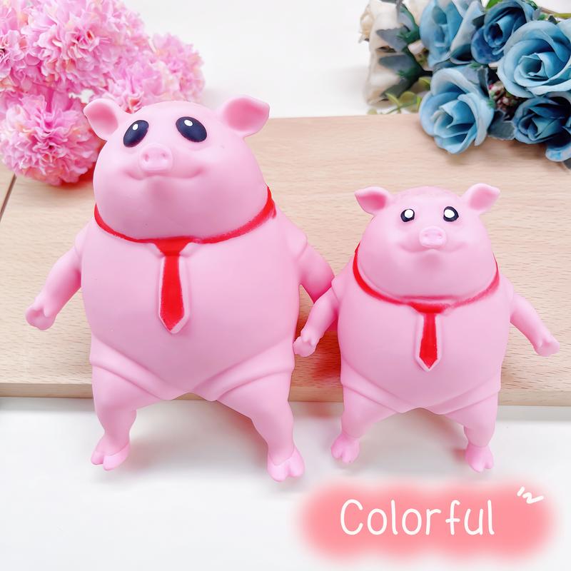 Cute Squishy Pig toys for Kids and Adults - Sensory Stress Relief Pig Venting Squeeze Toys