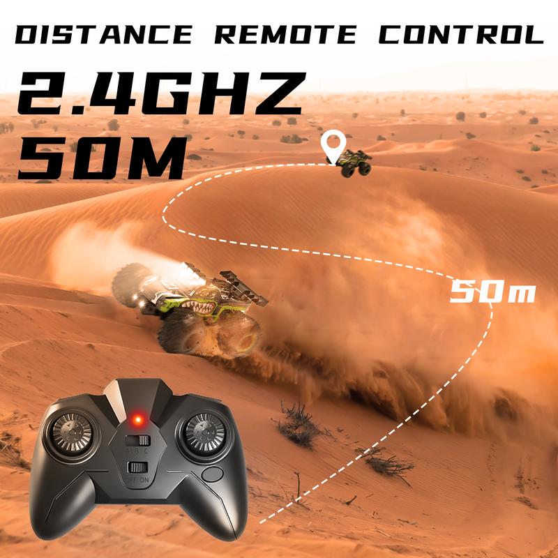 Remote Control Car,RC Cars Toy,High Speed 20 KM H RC Truck Off-Road with 2 Headlights and 2 Rechargeable Battery,Toys Gift for Adult Boys 8-12 rc car remote  control rc monster rc stunt rc cars h rc