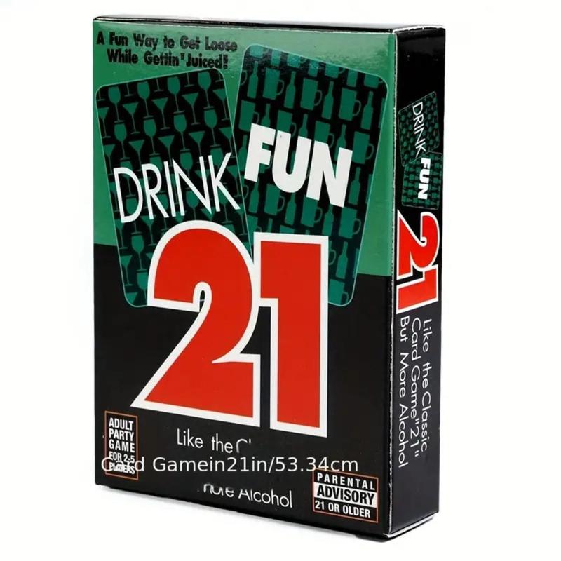 Drink Game Card, 1 Set Funny Drinking Game Card for Adults, Party Game Card for Birthday, Wedding, Festival, Family Gathering, Car Accessories