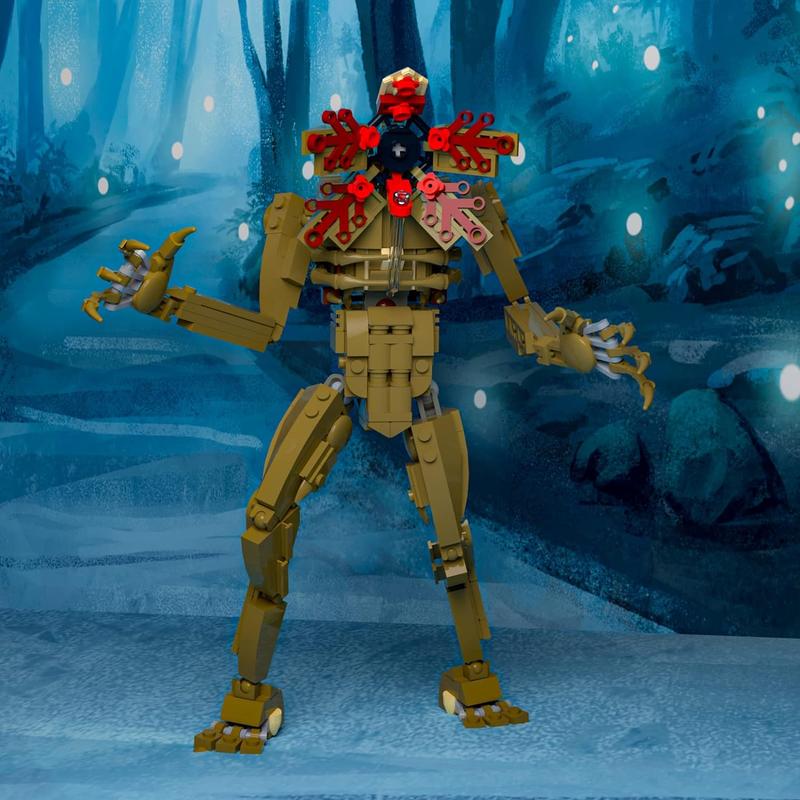 Tenhorses Demogorgon Toy Building Sets, Stranger Monster Action Figure Cannibal Flower Toys for Horror TV Series Fans, Christmas Toys Gifts for Kids Boys or Girls Age 6+.(354PCS)