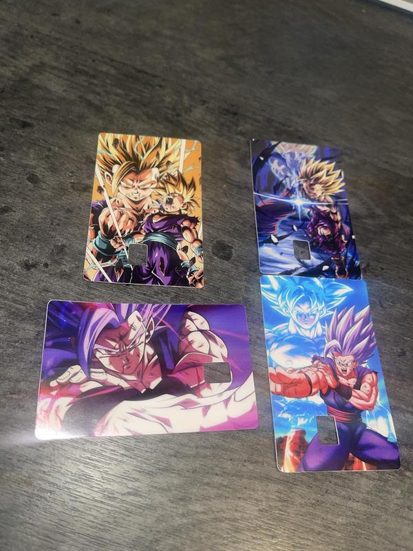 GOHAN CREDIT DEBIT CARD SKINS FOR SMALL CHIP