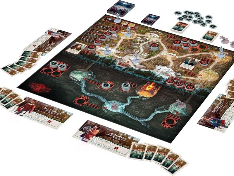 Stranger Things Upside Down Board Game, Strategy Tabletop Miniatures Game, Ages 12+, 2-4 Players, Family Board Game, Famlity Holiday