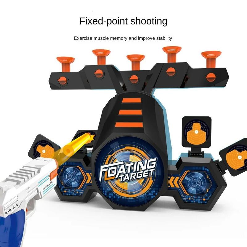 2-In-1 Hover Shot Shooting Games Ball Target Game, Floating Ball Targets With Foam Dart Toy, 2 Soft Bullet Blasters 10 Floating Balls 10 Foam Darts 5 Air Columns