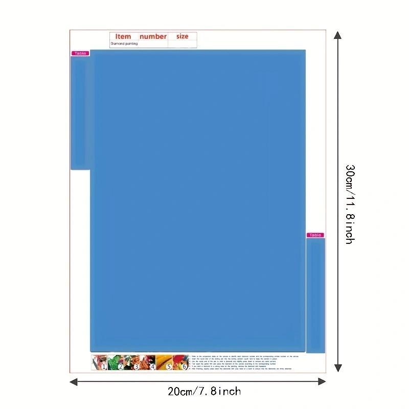 Fox Pattern DIY Diamond Arts Colorful Painting Kit without Frame, DIY 5D Painting Kit, Wall Art Decor for Home Living Room Bedroom