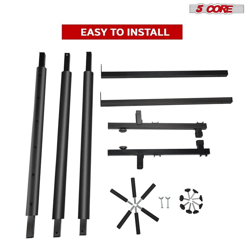 5 Core Multi Guitar Rack Stand Floor 5 Slot Adjustable Flying V Guitars Holder