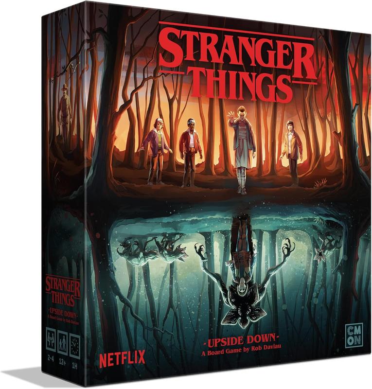 Stranger Things Upside Down Board Game, Strategy Tabletop Miniatures Game, Ages 12+, 2-4 Players, Family Board Game, Famlity Holiday