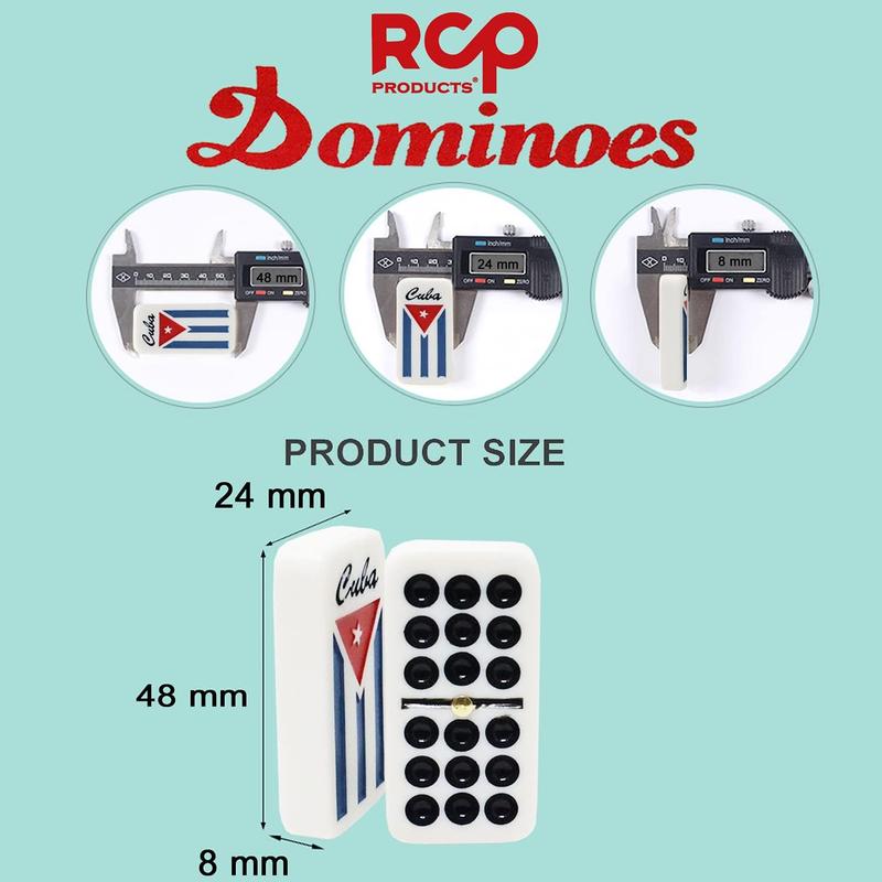 Double Nine Dominoes (Cuban Flag)