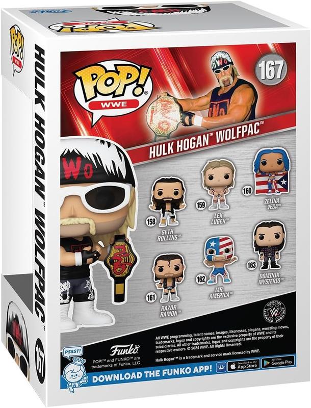 Funko Pop! WWE: Hulk Hogan Wolfpac Vinyl Figure - 3.95-Inches Tall