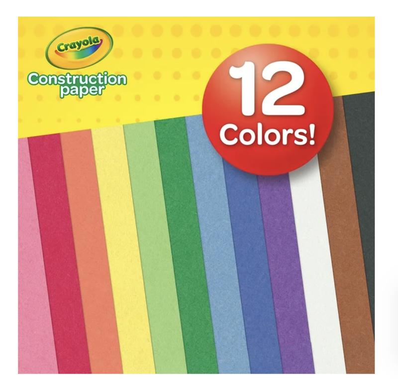 Crayola Construction Paper, 9in x 12in