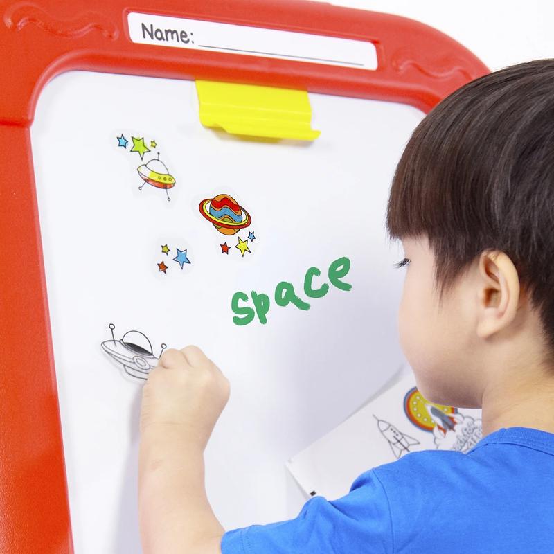 Creative Fun Easel, Magnetic Dry Erase and Chalk Board, with Art Set for Toddlers Ages 3+