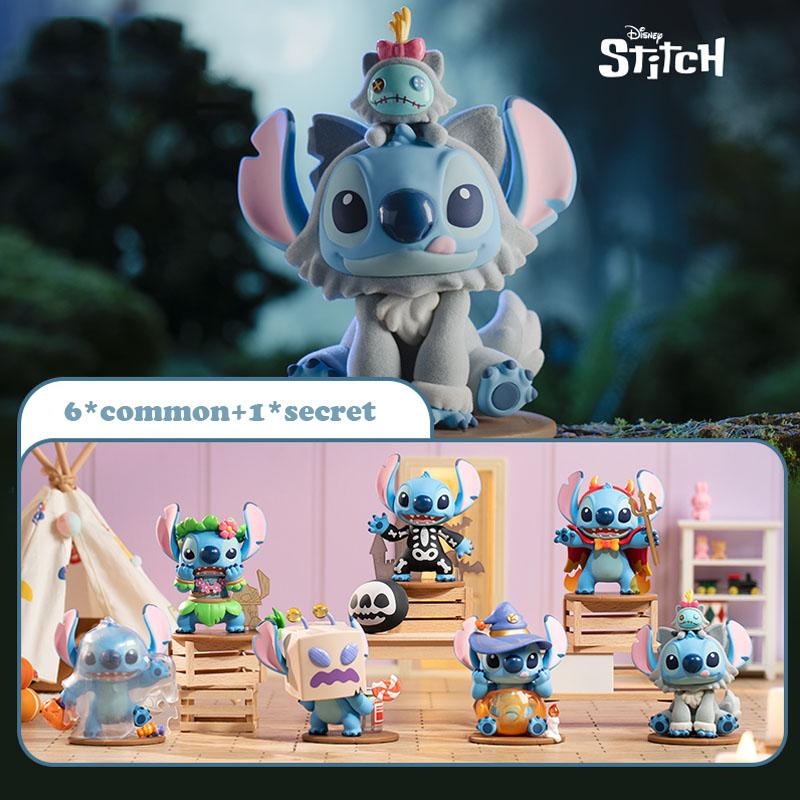 Stitch's Weird Diary Series Figurine Halloween Blind Box, Mystery Box