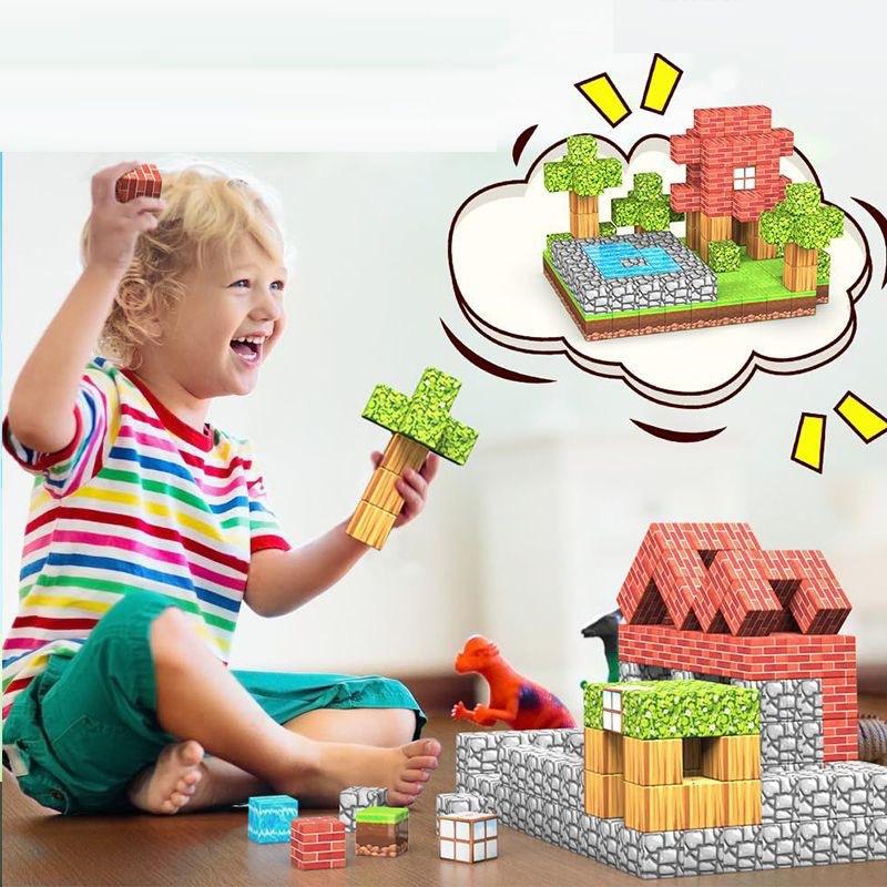 Minecraft Magnetic Creative Blocks - Building Toy Set