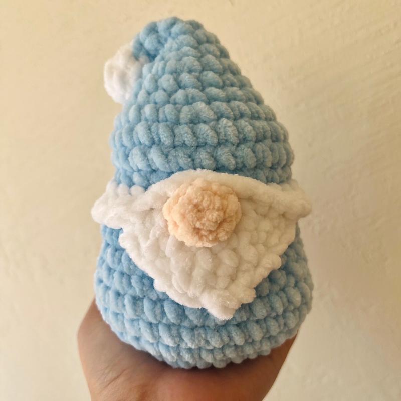 Crochet Gnome in Assorted Colors - Handmade Toy for Home Decor