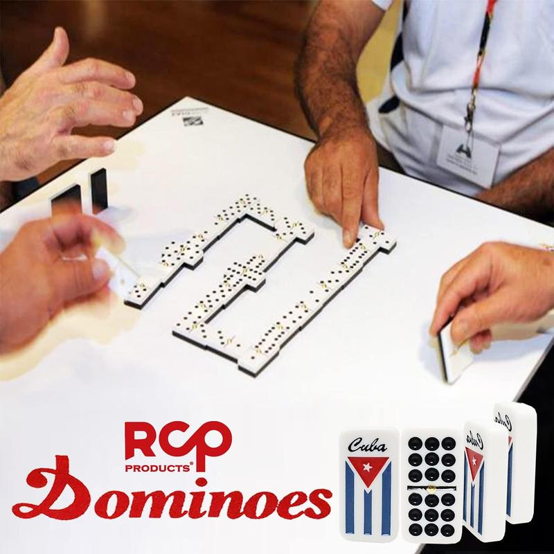 Double Nine Dominoes (Cuban Flag)