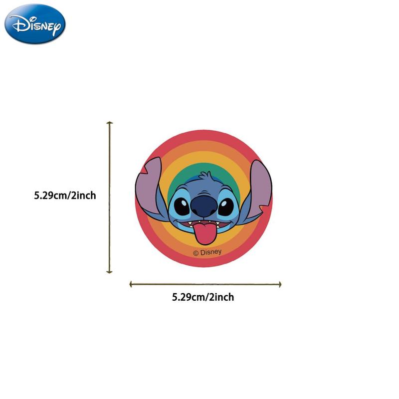 Cartoon Stitch Pattern Sticker (100pcs), Cute Animal Pattern Decorative Stickers, Diy Decals for Water Bottle, Laptop, Phone Case, Scrapbooking, Journal Making