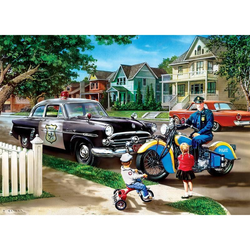 MasterPieces - Hometown Heroes - Neighborhood Patrol 1000 Piece Jigsaw Puzzle