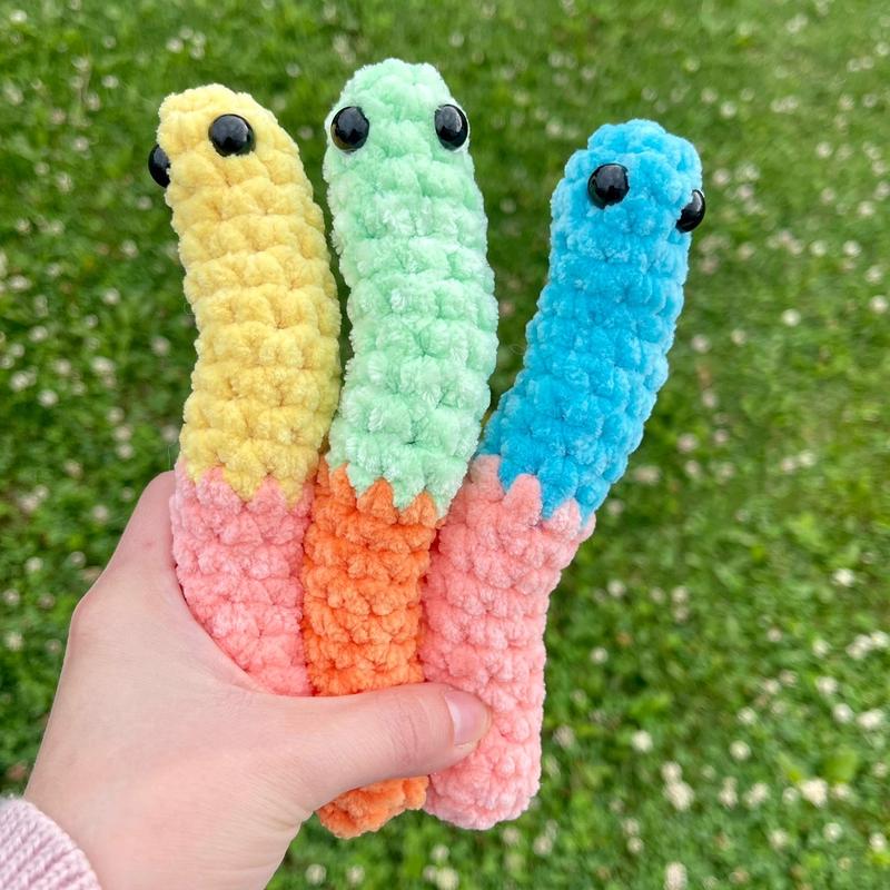 Crochet Gummy Worms