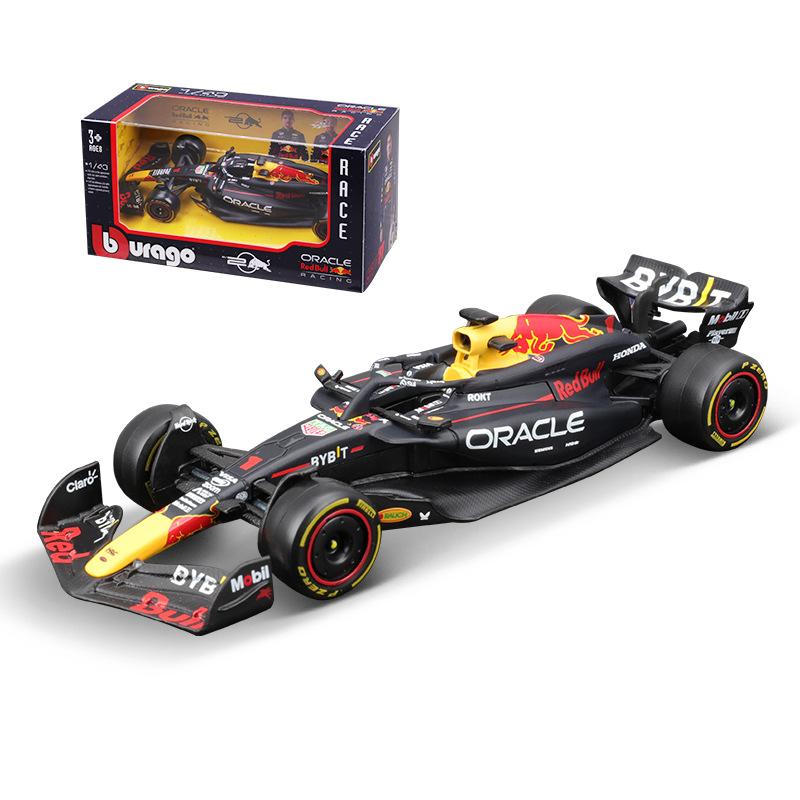 New 1:43 Burago Red Bull Rb20 2024 Formula 1 Die-Cast Alloy Racing F1 Car Model #1 Max Verstappen #11 Sergio Perez Boy Toys Gift