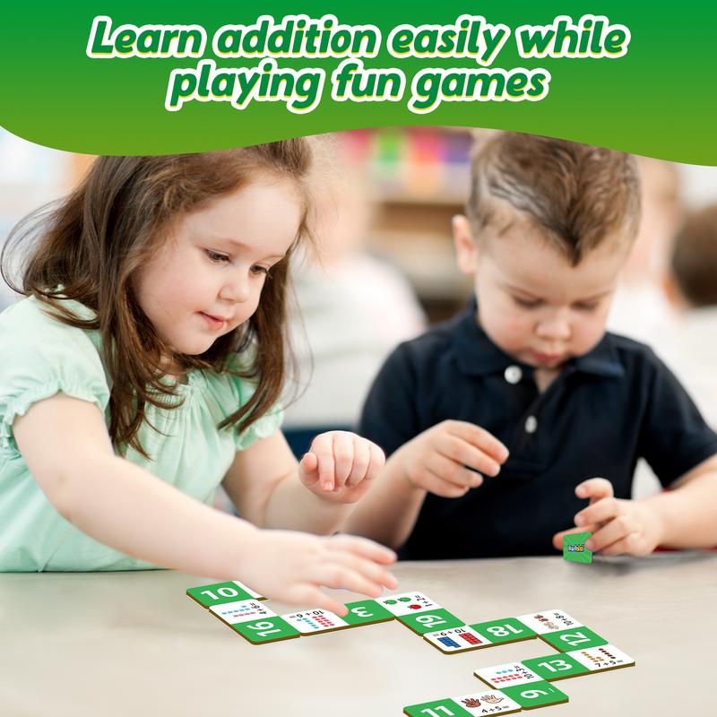 Learning Dominoes,Addition Flash Cards, Math Games, Math Manipulatives, Learning Games, Counting Toys, Learning Activities,Mathematical skill sets