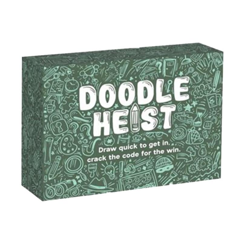 New Game! DOODLE HEIST - The Quick Drawing and Deduction Family Party Game for Kids, Tweens, Teens, College Students, Adults & Families - Perfect for Fun Parties and Board Games Night with Your Group