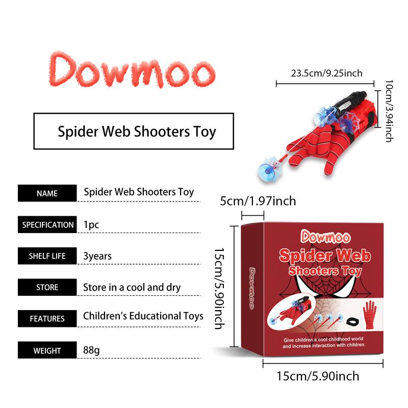 Spider Web Shooting Toy, Portable Fun Catapult Shooting Toy Set for Festival Gifts