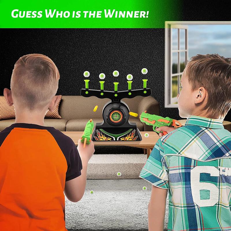 Shooting Targets for Nerf Guns Shooting Game Glow in The Dark Floating Ball Target Practice Toys for Kids Boys Hover Shot 1 Blaster Toy Gun 10 Soft Foam Balls 3 Darts Gift nerf gun