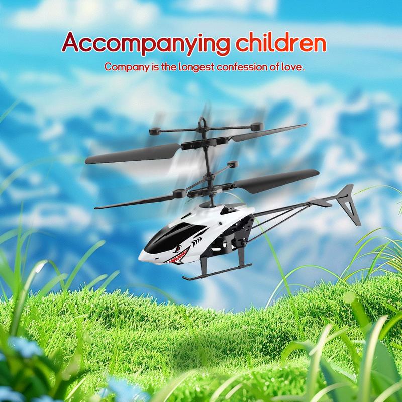 Remote control smart sensor toy airplane with long battery life, AA batteries included, perfect Christmas gift for kids and children, fun and educational indoor and outdoor flying toys.