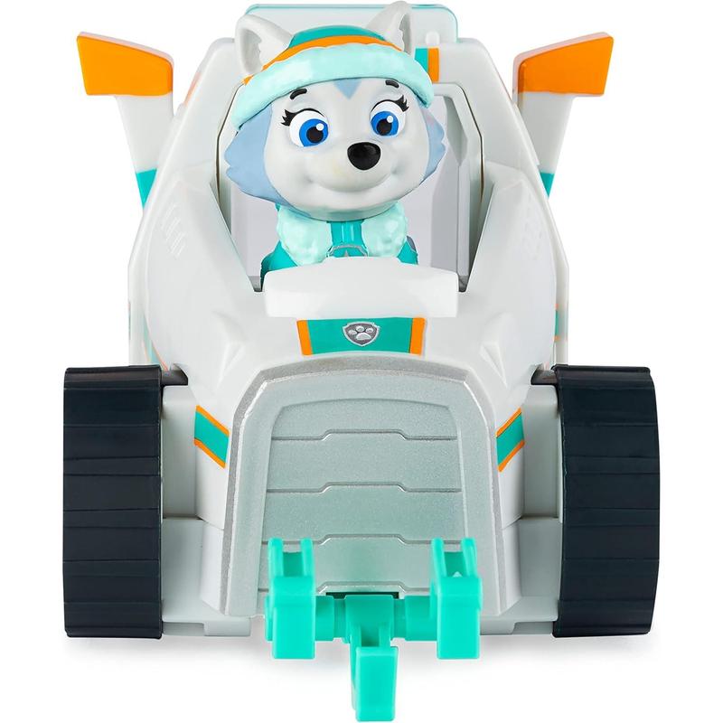 Paw Patrol, Everest’s Snow Plow Vehicle with Collectible Figure, for Kids Aged 3 and Up