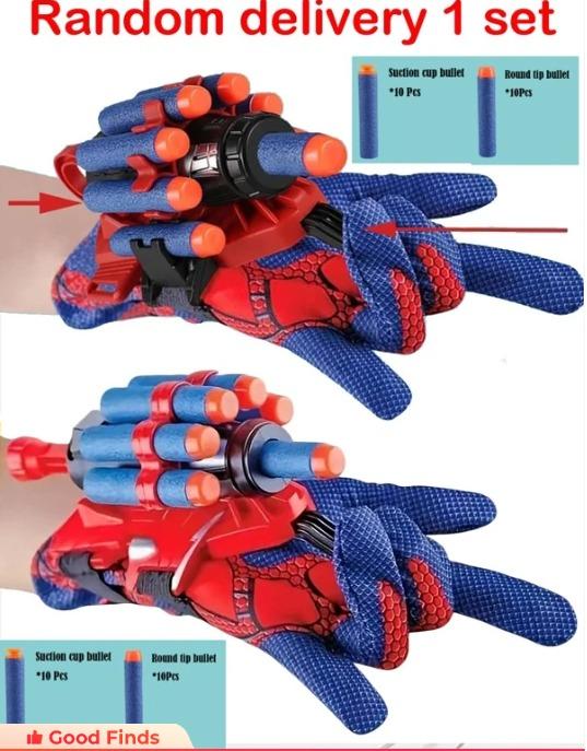 Random Spider Cosplay Launcher Glove Set Fun Toy- Wrist Launcher Included!