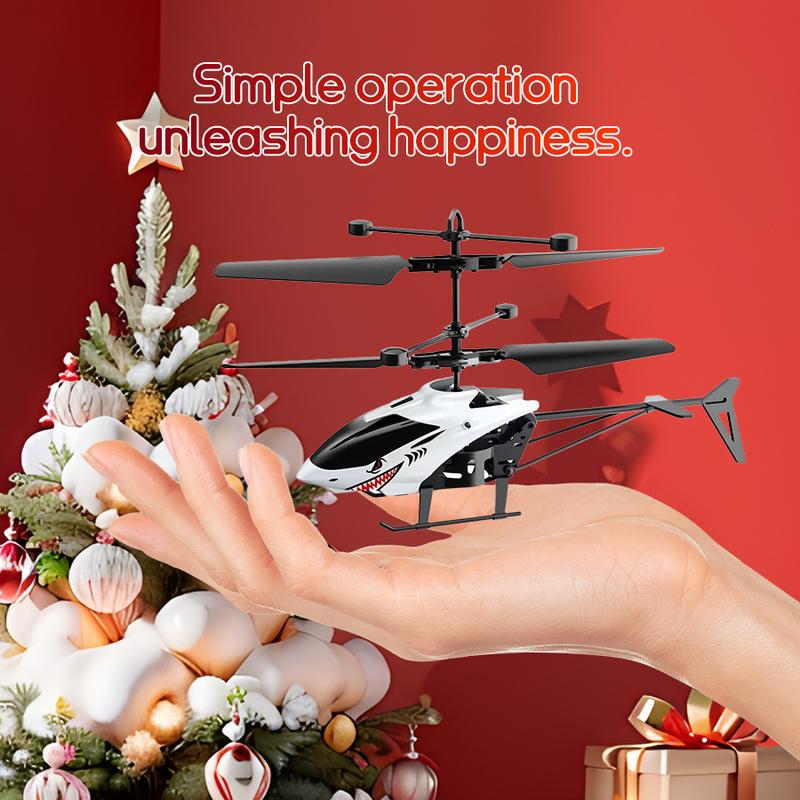 Remote control smart sensor toy airplane with long battery life, AA batteries included, perfect Christmas gift for kids and children, fun and educational indoor and outdoor flying toys.