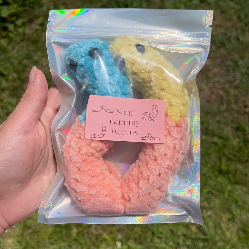 Crochet Gummy Worms