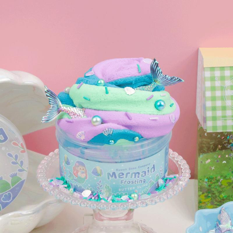 Mermaid Frosting Butter Slime