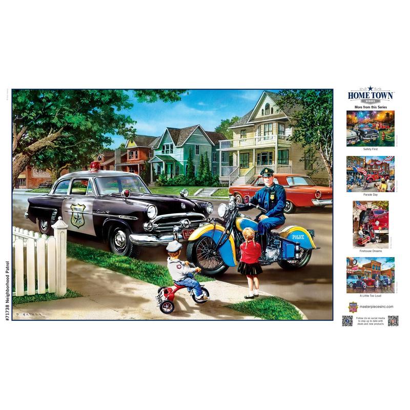 MasterPieces - Hometown Heroes - Neighborhood Patrol 1000 Piece Jigsaw Puzzle