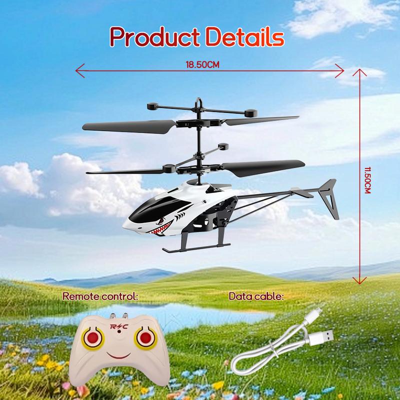 Remote control smart sensor toy airplane with long battery life, AA batteries included, perfect Christmas gift for kids and children, fun and educational indoor and outdoor flying toys.