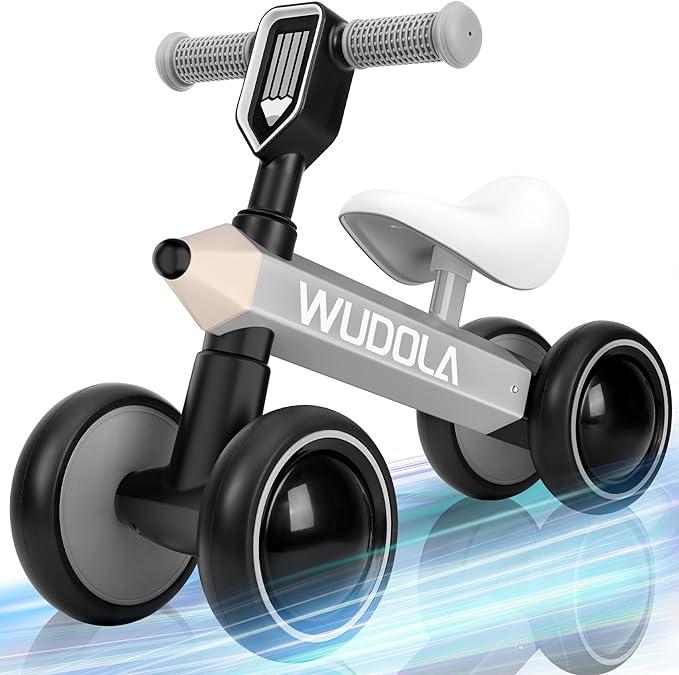 Wudola Baby Balance Bike(10-36 Months)  - No Pedal, Silent Wheels, Soft Seat, ​Promoting Baby Sport - Perfect Birthday Gift for Toddler Boys and Girls