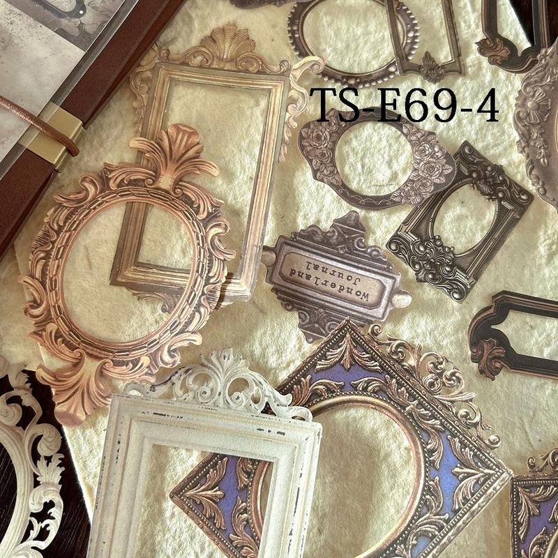 Vintage Style Design Book Corner Sticker, 30pcs pack Scrapbooking & Stamping Paper, DIY Decorative Paper for Scrapbooking & Journal Making