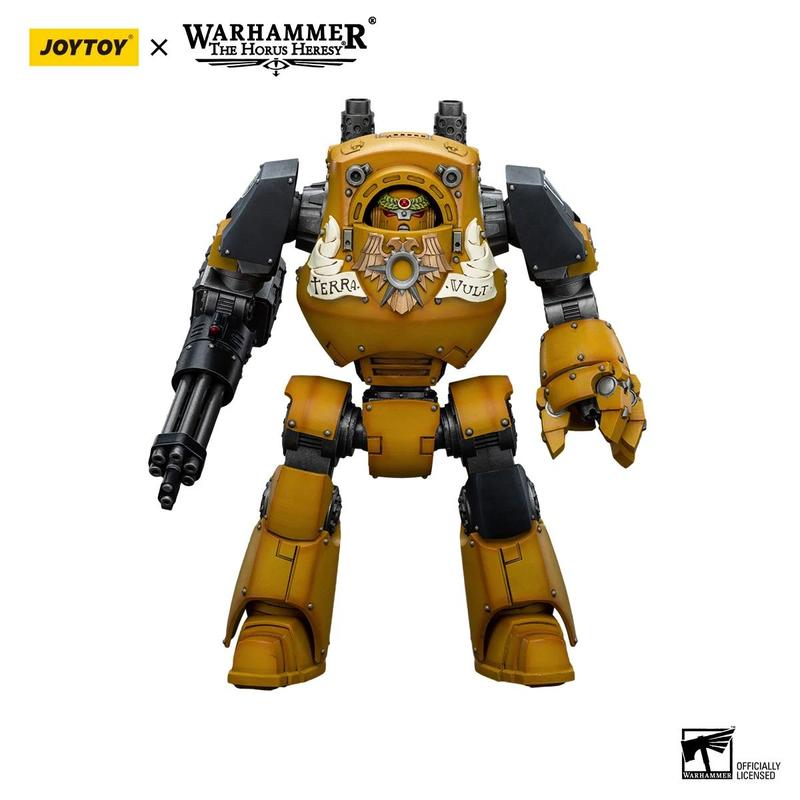 JOYTOY Warhammer 40k 1 18 Action Figures Mecha Anime 24cm  Imperial Fists Contemptor Dreadnought Collection Model Toys