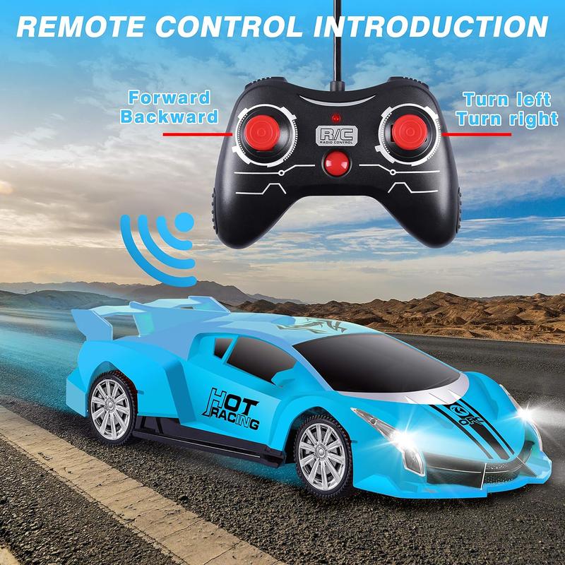 Remote Control Car, 2.4Ghz 1 18 Scale Model Racing Car Toys, RC Car for Kids and Boys with Cool Led Lights, Hobby RC Cars Toys Birthday Gifts for Age 3 4 5 6 7 8-12 Year Old Boys Girls