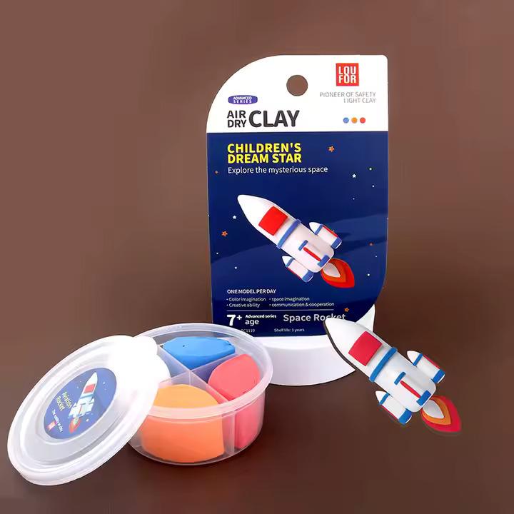 Air DIY Clay, Air Dry Clay 12 boxes, Soft & ultra light Safe and Non Toxic Clay for Kids 4 in 1 Clay   Space Adventure Gifts for Childrens